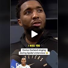 Donovan Mitchell Reacts to Darius Garland's Singing