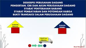 Deskripsi Perusahaan Dagang Pengertian Ciri Akun Syarat Penyerahan Barang Syarat Pembayaran Youtube