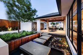 Teak wood is raw and unfinished. Japanese Inspired Perth Residence Offers Serenity Draped In Posh Elegance