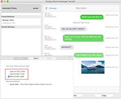 Select a device and choose a contact that has messages you want to save. How To Copy Iphone Messages To Mac With Iphone Sms To Mac Transfer