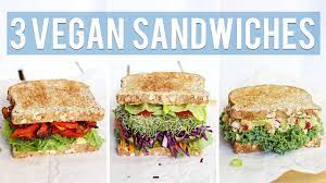 3 Vegan Sandwich Recipes Recipe Vegan Sandwich Recipes Vegan Sandwich Vegetarian Sandwich Recipes