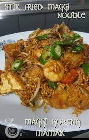 The easiest maggi mee goreng recipe that you can make it in 10 minutes using 5 ingredients! Maggi Goreng Mamak Mamak Stir Fried Noodle