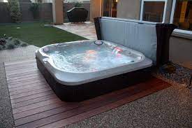 Leveling a hot tub that is on uneven concrete can be done with simple shims if the slope is less than one inch. How To Set Up Or Install A Hot Tub Planning And Preparation