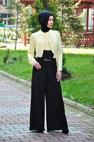 En Guzel Yuksek Bel Tesettur Pantolon Modelleri Moda Tesettur Giyim Moda Stilleri Pantolon Giyim