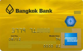 Bank Card Amex Bankgkok Bank Gold Bangkok Bank Thailand Col Th Ae 0011 Bank Card Bangkok Cards