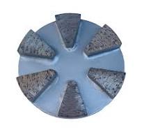 3" Segmented Diamond Grinding Discs 16/20 Grit on Terrco For Concrete Prep