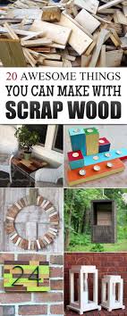 20 Awesome Things You Can Make With Scrap Wood Wood Projects Plans Carpentry Projects Small Wood Projects