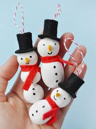 You could even make these diy projects with the intent to sell them at craft shows. 27 Diy Snowman Ornaments How To Make Snowman Ornaments For Christmas