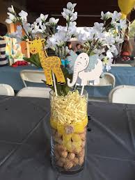 Elephant And Giraffe Centerpieces Diy Baby Shower Giraffe Elephant Baby Shower Centerpieces Giraffe Baby Shower Theme