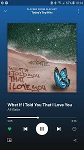 Come on, skinny love, just last the year / pour a little salt, we were never here / my my my, my my my, my my / staring at the sink of blood and crushed veneer / i tell my love to Ali Gatie What If I Told You That I Love You Spotify Music Playlist I Love You