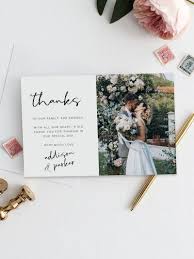 All The Thank You Notes You Ll Need For Your Wedding In 2020 Photo Thank You Cards Wedding Thank You Wedding Thank You Cards