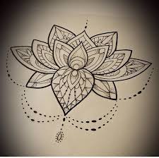 De nombreux tatouages de fleur de lotus sont faits en mandala. Lotus Mandala Flower Tattoo Mandala Fleur Tatouage Mandala Tatouage Design Tatouage De Lotus Mandala