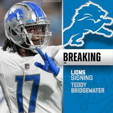 QB Teddy Bridgewater is coming out of retirement to sign with the #Lions  per source.- - - -(To stay up to date with the latest NFL news follow  @superrealnflnews) - - - - - - - - #