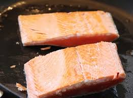 How To Cook Salmon From Frozen Video Recipe Frozen Salmon Cooking Salmon Steaks Frozen Salmon Recipe