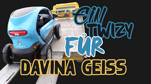 Doch der mit ihrer jüngeren schwester shania geiss geführte account (davinandshania) ist deutlich erfolgreicher. Prior Design Auto Fur Davina Geiss Renault Twizy 100 Elektro Das Projekt Beginnt Youtube