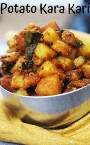 Potato Roast Potato Kara Kari Potato Fry Spicy Potato Roast Indian Potato Fry Recipe Recipes Indian Potato Recipes Roasted Potato Recipes