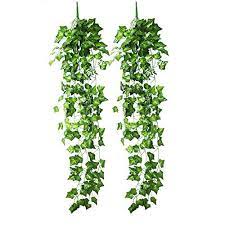 Blulu Artificial Ivy Hanging Vine Plant Leaves Garland Fo Https Www Amazon Com Dp B01m8m6ugl Ref Cm Sw R Pi Dp Garden Wall Decor Hanging Vines Garden Wall