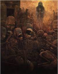 Horror art scary art satanic art art inspiration macabre art zdzisław beksiński surreal art dark fantasy art creepy art. The Nightmarish Art Of Zdzislaw Beksinski Album On Imgur
