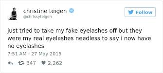 Chrissy teigen has deleted 60,000 tweets to protect her family, after twitter users and trolls tried to connect her past tweets to unsubstantiated claims of her links to jeffrey epstein. Times That Chrissy Teigen Was The Queen Of Twitter
