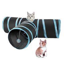 cat toys nasus cat tunnel 3 way crackle paper collapsible tube toy catnip house with fun ball puzzle exercising an cat tunnel retractable dog leash cat bath