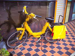 荷蘭 素鐵馬 街拍 ㄇㄞˋ點子 art cars bike moped