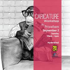 Caricature Workshop By Sri Priyatham On September 2nd Hyderabad Meraevents Com Our digital caricature artists will make your event a blast!