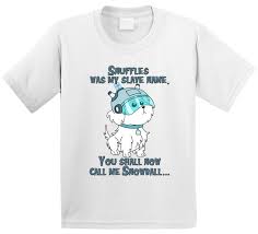 This is an original painting, not a print. Rick And Morty Snuffles Was My Slave Name Snowball T Shirt