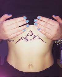 Mountain Tattoo Mountain Tattoo Sternum Sternumtattoo Tattoos Mountain Tattoo Sternum Tattoo