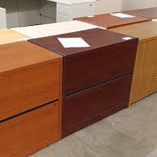 Nexera next 3 drawer filing cabinet in black. Pre Owned 2 Drawer Wooden Filing Cabinets