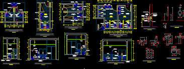 Ada roll in showers can be larger. Details Of Bathrooms Top View Cuts In Autocad Cad 360 85 Kb Bibliocad