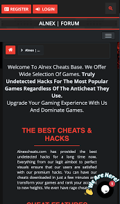 alnexcheats most popular games cheating hacks
