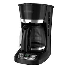 Simply pull out the old filter basket and secure the new one in place. 12 Cup Programmable Coffeemaker Black Decker