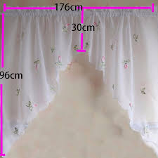 korean style lovely short cafe curtains