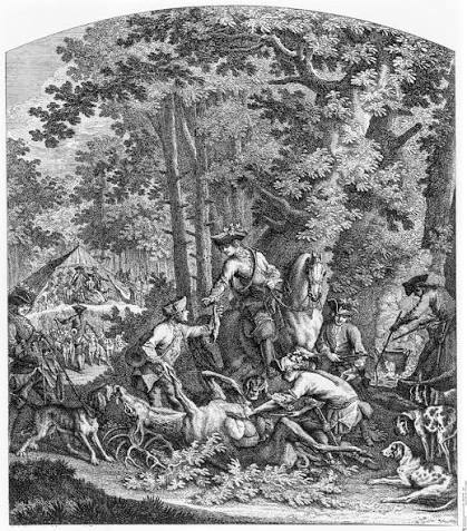 The End of the Stag Hunt (c. 1740) | German History in Documents and Images