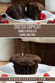Jumbo Chocolate Chunk Muffins Recipe Video Mama Needs Cake Muffins Chocolate Ch Chocolate Chunk Muffin Recipe Delicious Desserts Easy Delicious Recipes