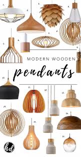 Round Up Affordable Modern Wooden Pendant Lights Heydjangles Com A Selection Of Our Fave A Wooden Pendant Lighting Wood Pendant Light Modern Pendant Light