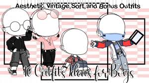 The soft boy aesthetic is a style of men's fashion that is geared more towards guys that want to display their more sensitive side and artistic hobbies. Gacha Club 10 Outfits Ideas For Boys Aesthetic Vintage Soft And Bonus Outfits 845 Subs Desc Youtube