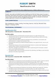 There are plenty of opportunities to land a position but it wont just be handed. Executive Chef Resume Samples Qwikresume