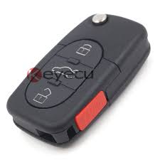 Full Set Folding Remote Key Fob 4 Buttons 315 Mhz For Audi A4 A6 A8 S4 S6 S8 Tt Rs6 4d0 837 231 P Audi Audi A4 Cool Things To Buy