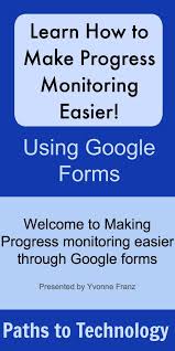 Progress Monitoring With Google Forms Progress Monitoring Google Forms Progress Monitoring Special Education