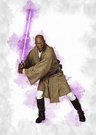 Mace Windu Mace Windu Poster Mace Windu Digital Star Etsy In 2021 Star Wars Poster Star Wars Wallpaper Mace Windu