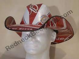 Budweiser Beer Box Cowboy Hats Cases Carton Box Hat Cowboy Hats Beer Box Beer Box Cowboy Hat