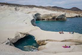 Sarakiniko white beach is known for its unique landscape that looks like the surface of the moon. Sarakiniko Beach A Guide To The Most Photographed Attraction In The Aegean Sea 2020