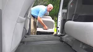 Wide and largely contourless, but adequately. How To Remove 2nd Row Seats In Toyota Sienna With Gary Pollard The Fist Pump Guy Youtube