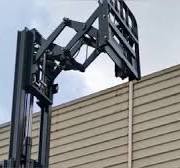Elektrik Çift Makaslı Ulaşım Forklift Aracı Derin Raflar ...