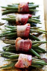 Bacon Wrapped Green Beans Www Diethood Com Fresh Green Beans Wrapped In Bacon Sprinkled With Brow Bacon Wrapped Green Beans Green Bean Recipes Green Beans