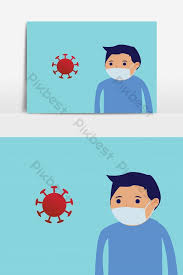 2019 gambar kartun muslimah terbaru kualitas hd. Virus Corona Dan Orang Yang Memakai Ilustrasi Vektor Topeng Elemen Grafis Templat Eps Unduhan Gratis Pikbest