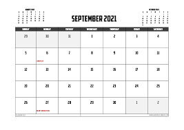 The next holiday is civic holiday in 7 days. Free Printable September 2021 Calendar Canada 12 Templates