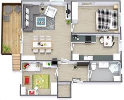 Interior design planning and design of man made spaces a part of environmental design and closely related to architecture. Simple Two Bedroom House Plan Interior Design Ideas House Plans 4698