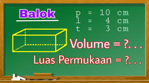 Book your hotel in balok and pay later with expedia. Cara Menghitung Volume Balok Dan Luas Permukaan Balok Youtube
